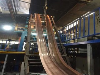 آلة صب قضبان النحاس